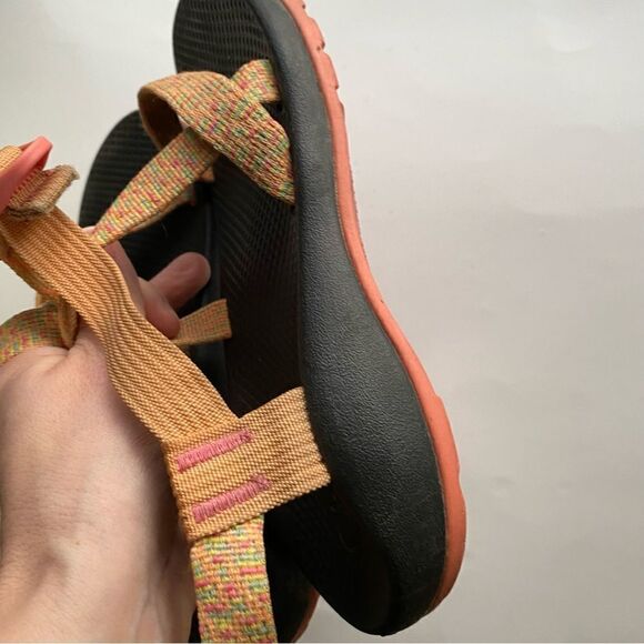 Chaco Z1 classic hiking walking summer sandals water shoes orange woman’s 5 - Picture 6 of 6